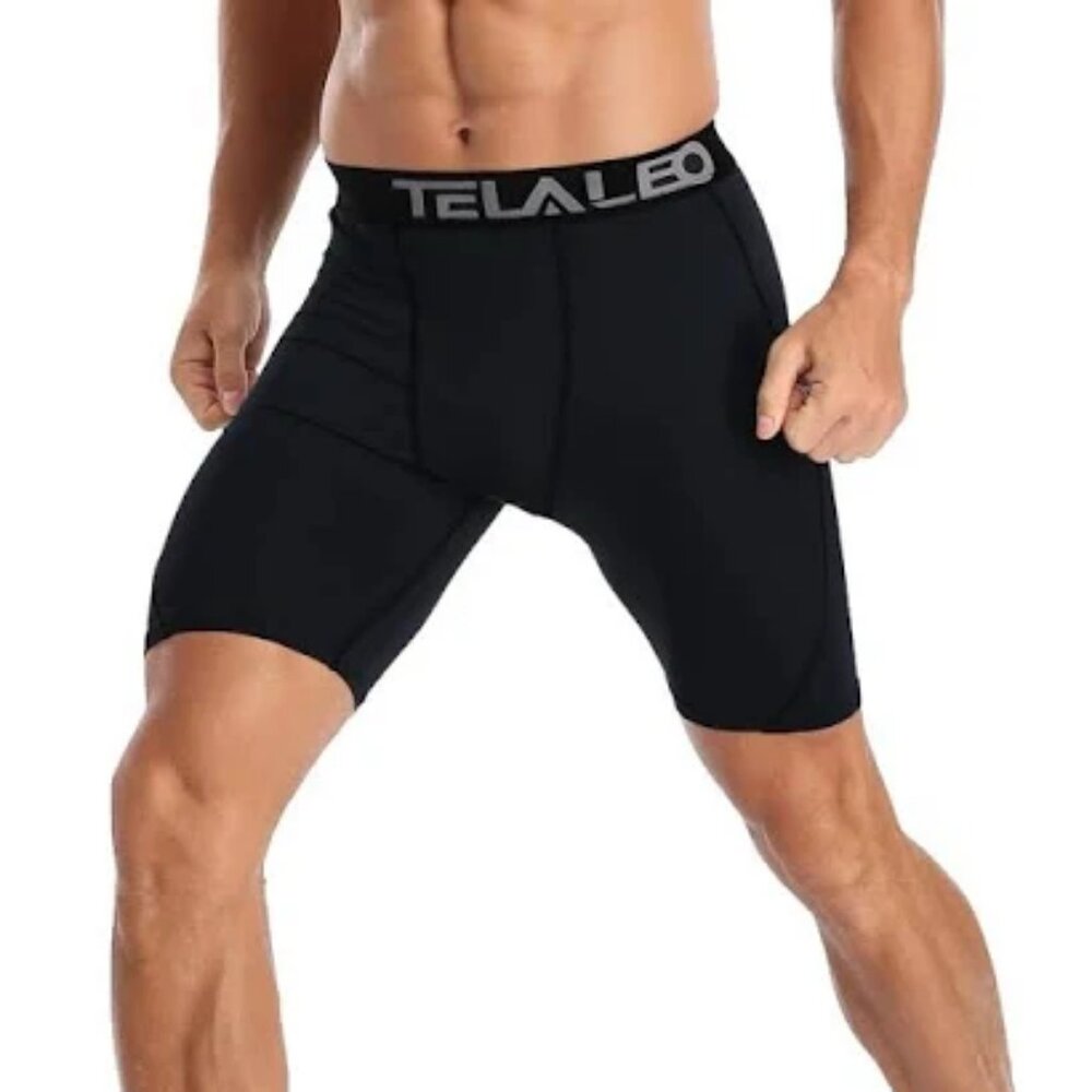 Telaleo 5 Pack Compression Shorts Performance Base Layer Underwear (S) NWOT - Picture 2 of 16